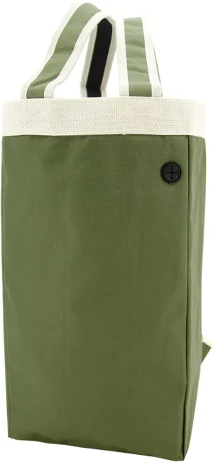 Crossover Tote&Backpack/Shoulder Tote Bag/Multifunction Backpack (Olive Green)