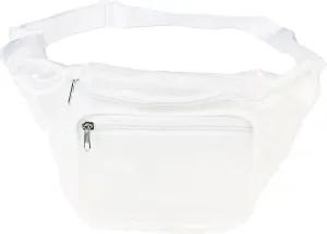 Funny Guy Mugs Clear Transparent Fanny Pack, White