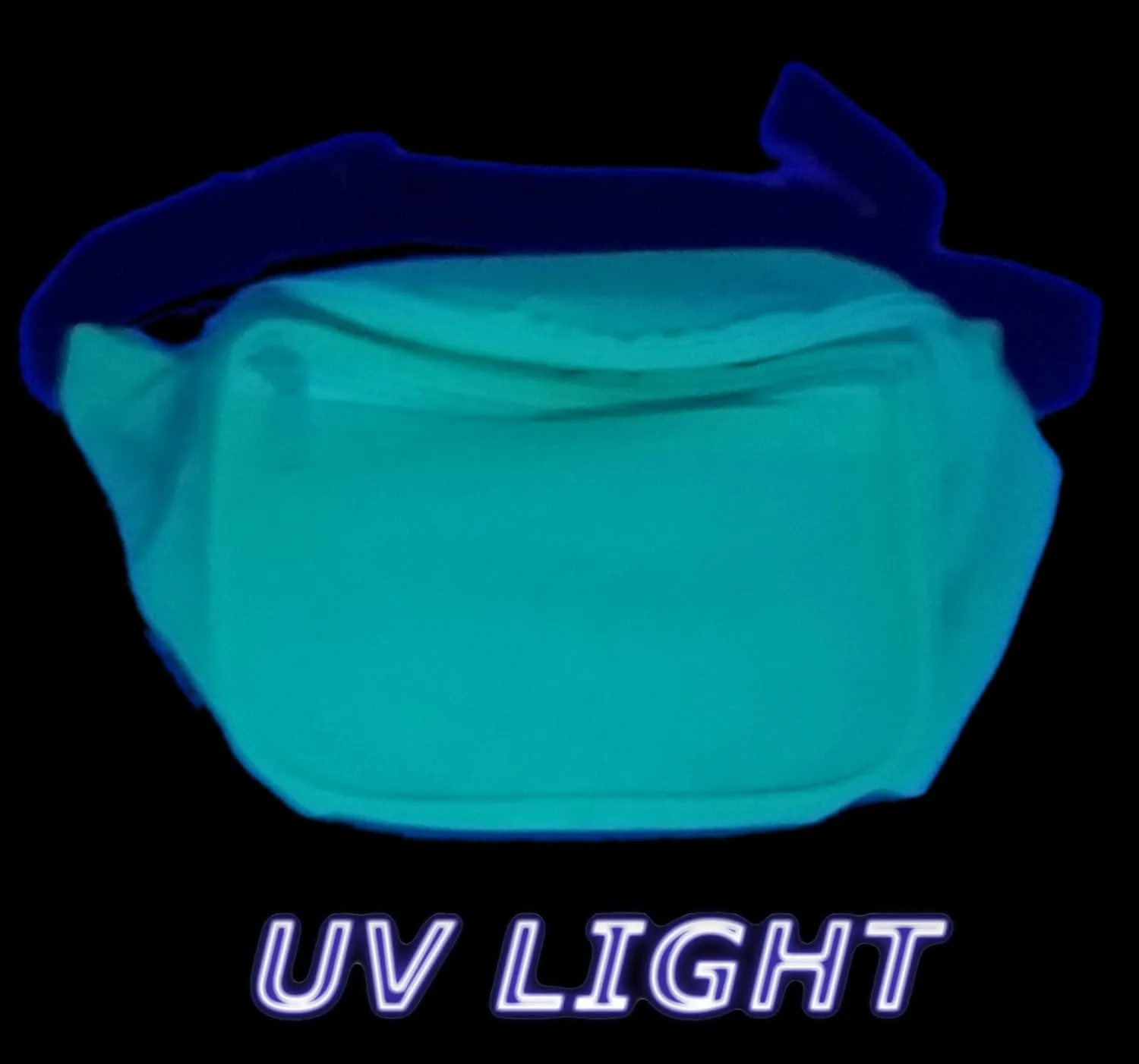 Funny Guy Mugs Plain Fanny Pack, Neon Green