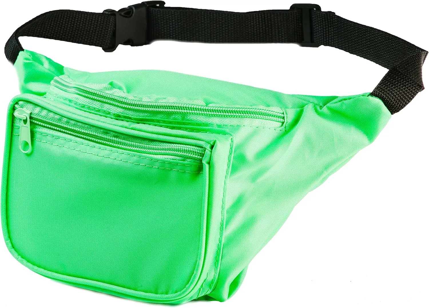 Funny Guy Mugs Plain Fanny Pack, Neon Green