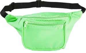 Funny Guy Mugs Plain Fanny Pack, Neon Green