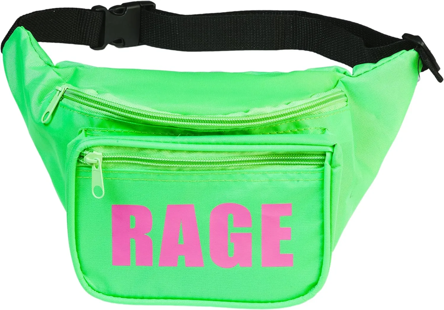 Funny Guy Mugs RAGE Fanny Pack, Neon Green