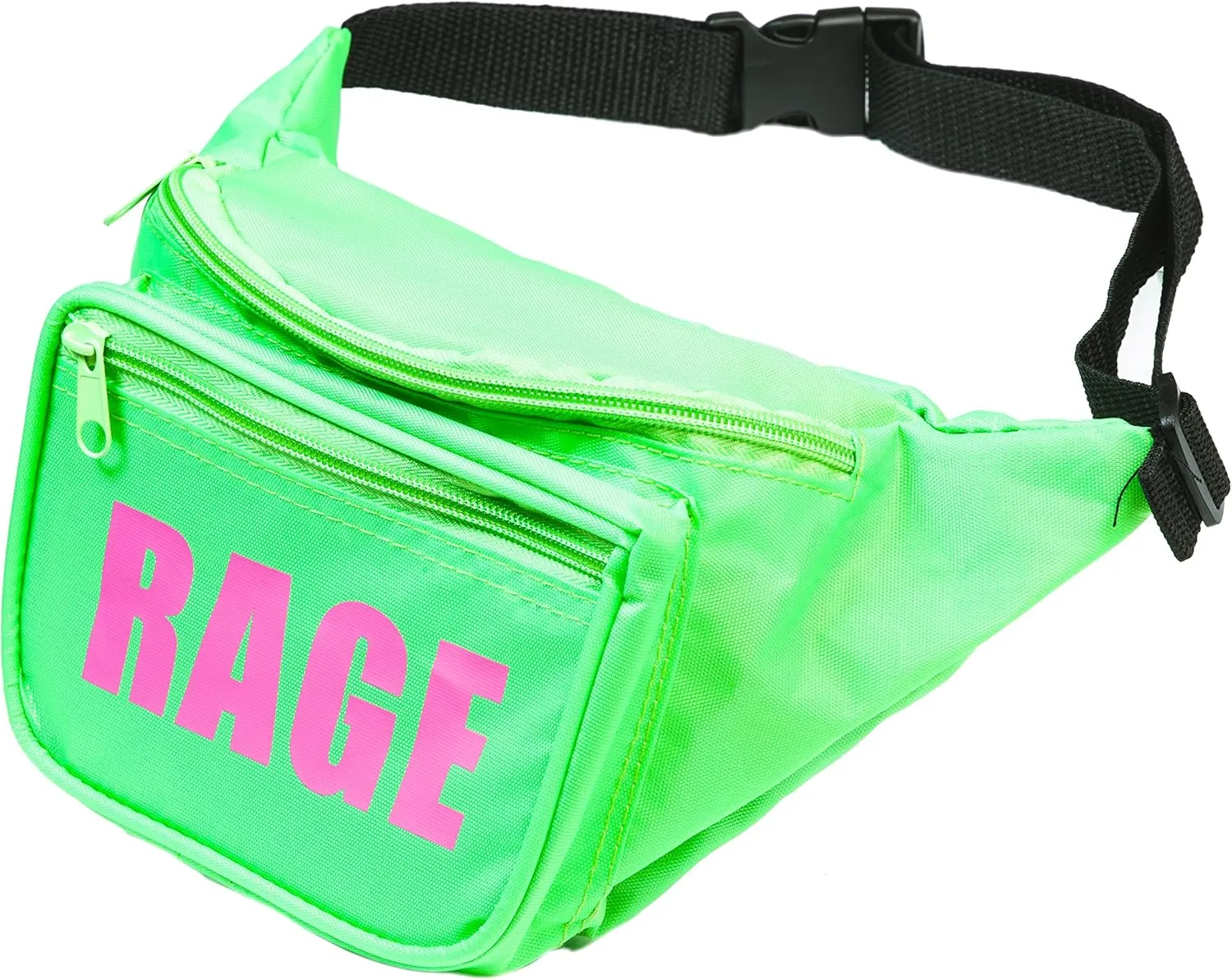 Funny Guy Mugs RAGE Fanny Pack, Neon Green