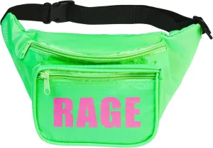 Funny Guy Mugs RAGE Fanny Pack, Neon Green