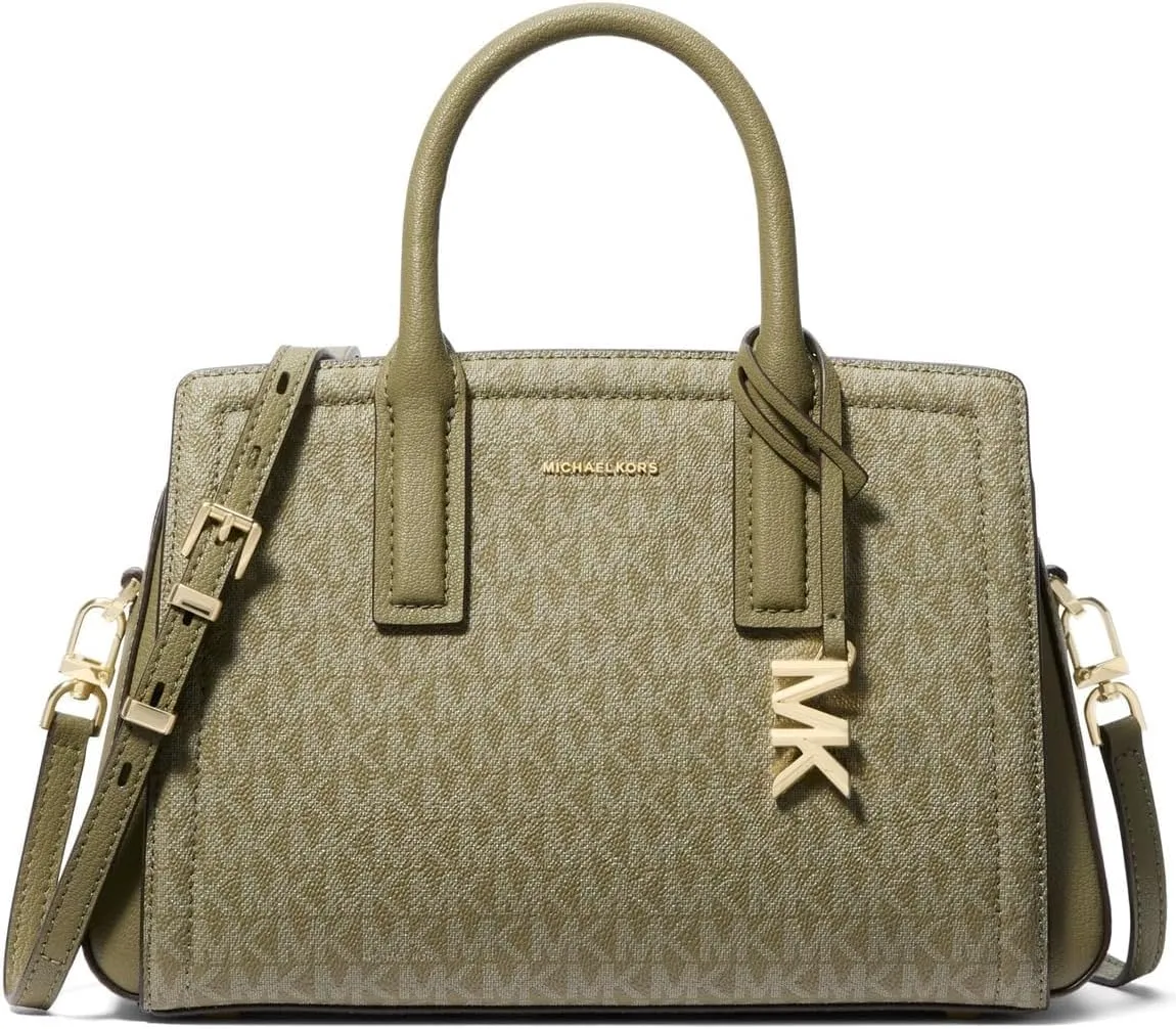 Michael Kors Laila Small Satchel, Safari Green