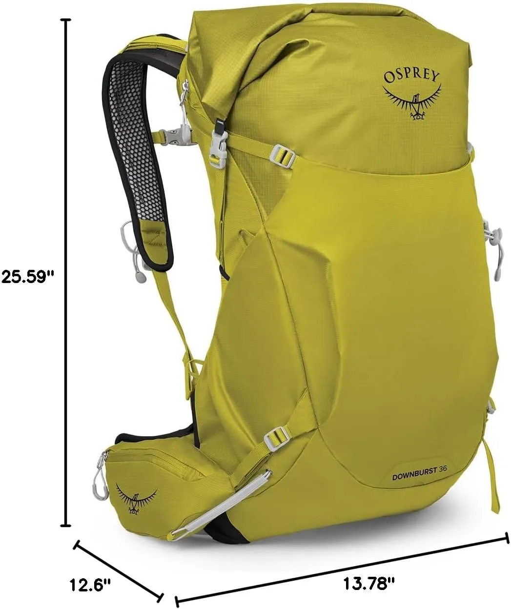 Osprey Downburst 36L Men's Hiking Backpack, Babylonica Yellow