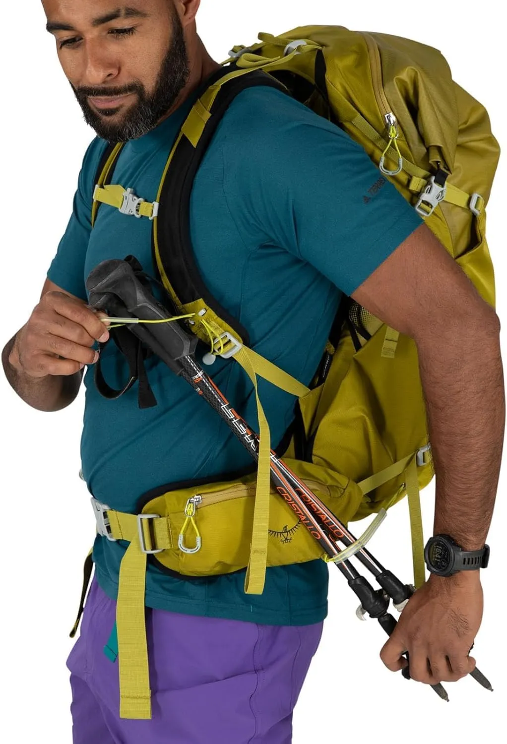 Osprey Downburst 36L Men's Hiking Backpack, Babylonica Yellow