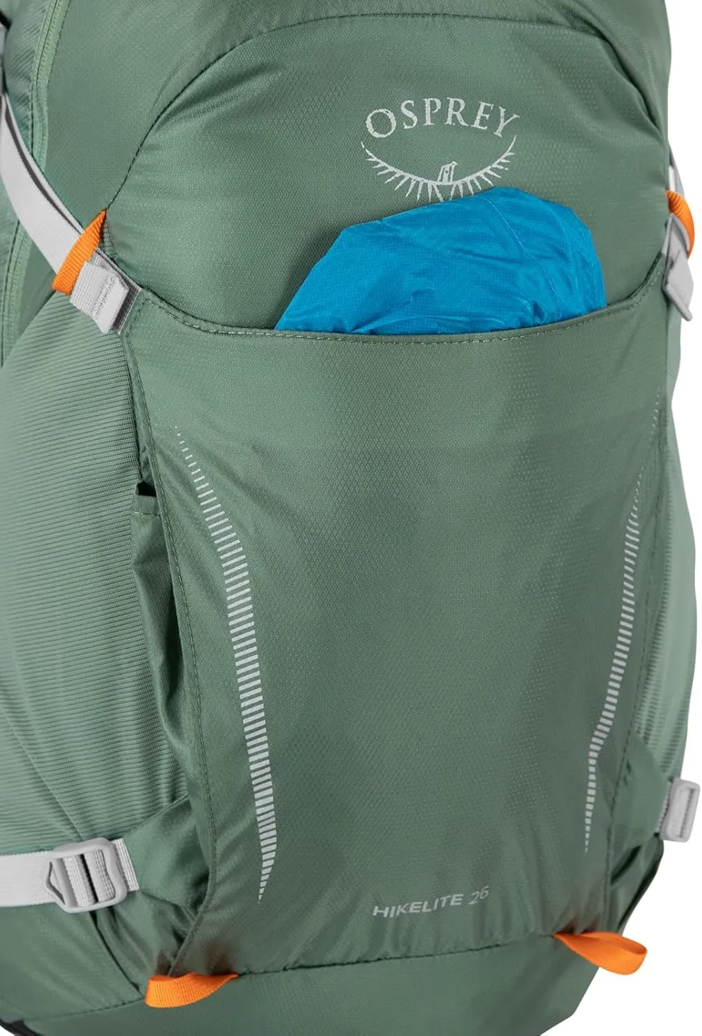 Osprey Hikelite 26L Unisex Hiking Backpack, Escapade Green