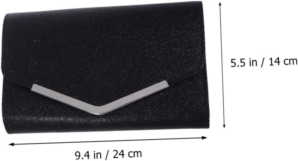 TENDYCOCO 2pcs Black Purse for Women White Wallets for Women Large Mens Wallet Evening Bag Travel Wallet White