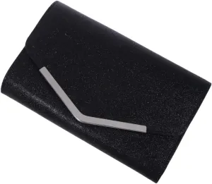 TENDYCOCO 2pcs Black Purse for Women White Wallets for Women Large Mens Wallet Evening Bag Travel Wallet White