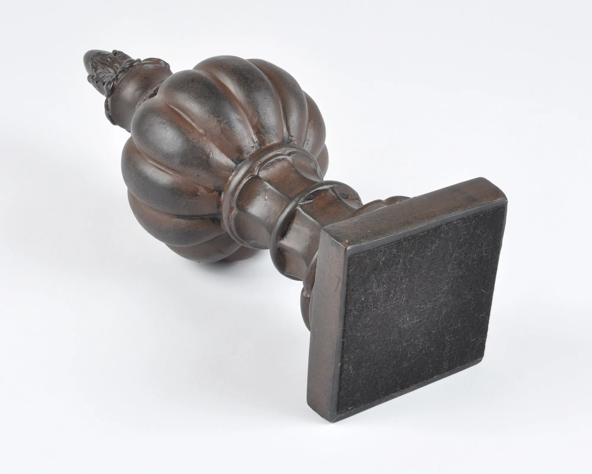 Vintage Finial-Lightweight Casting-Burnt Umber-Decorative Ornamental Home Decor
