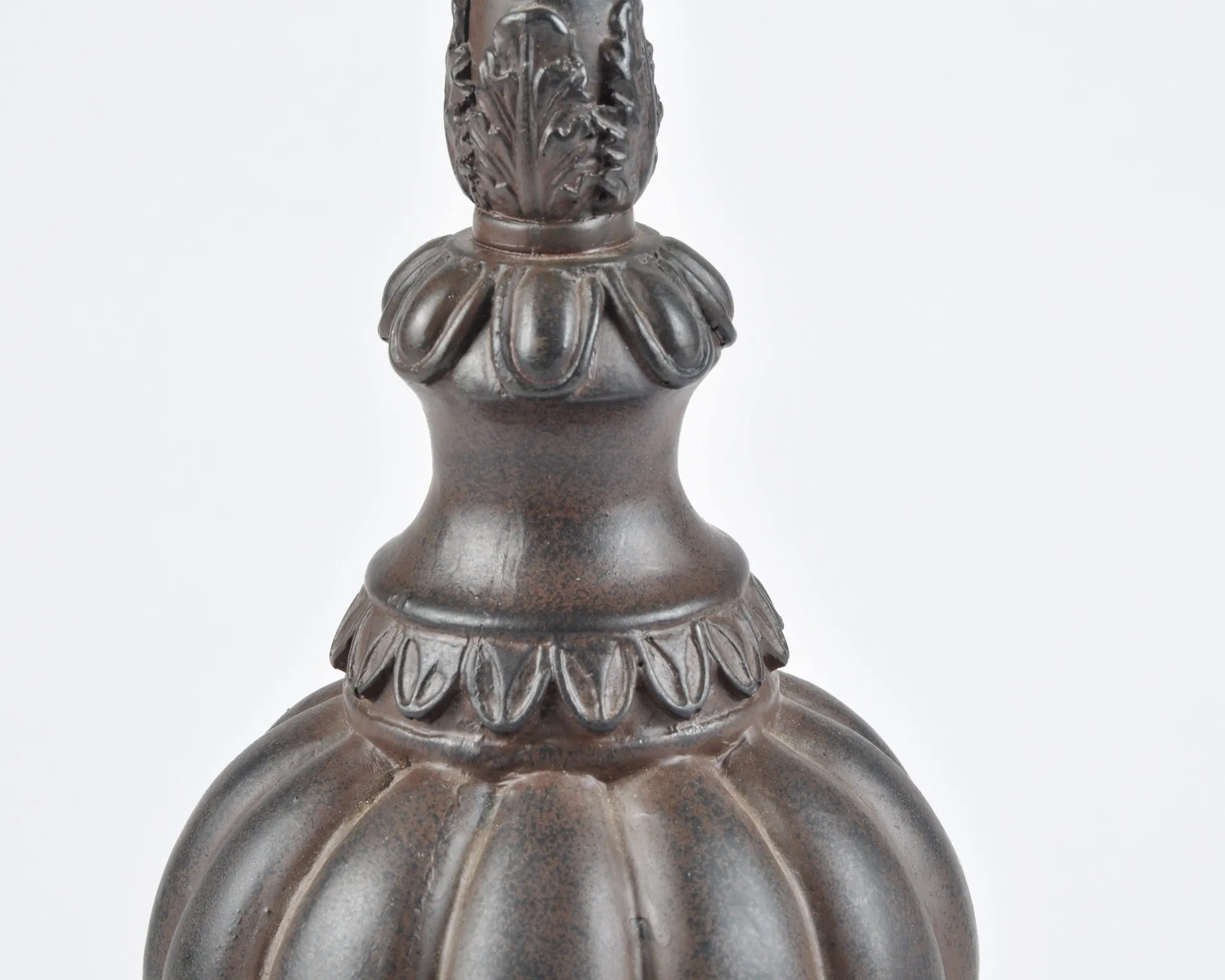 Vintage Finial-Lightweight Casting-Burnt Umber-Decorative Ornamental Home Decor