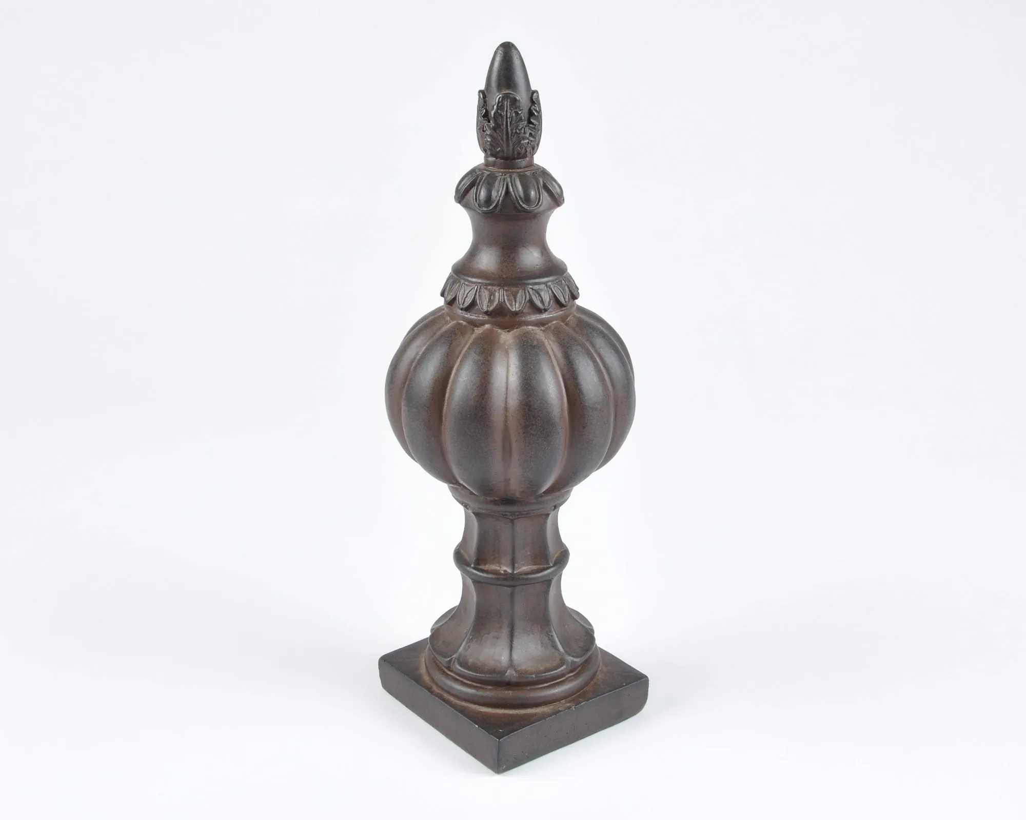 Vintage Finial-Lightweight Casting-Burnt Umber-Decorative Ornamental Home Decor