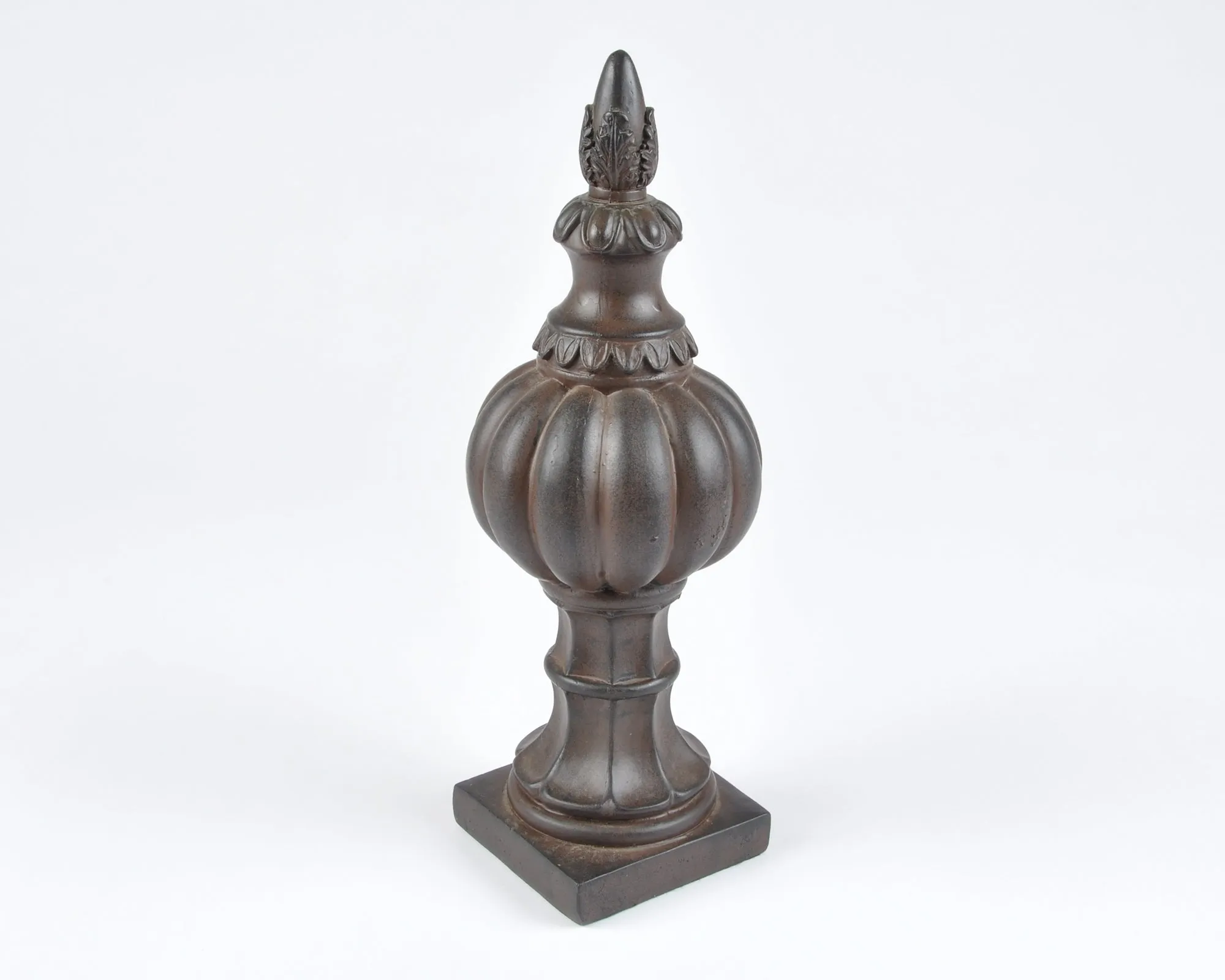 Vintage Finial-Lightweight Casting-Burnt Umber-Decorative Ornamental Home Decor
