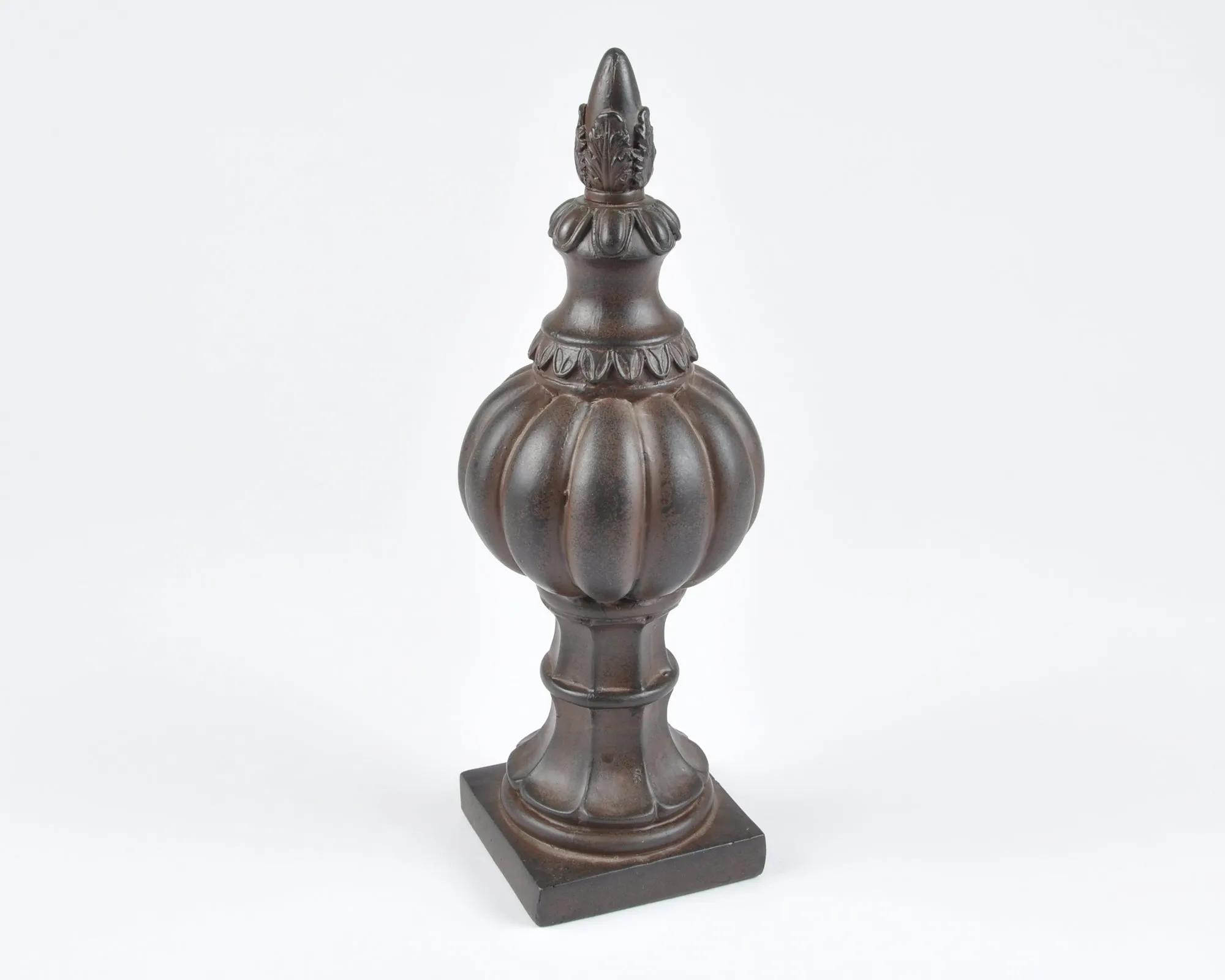 Vintage Finial-Lightweight Casting-Burnt Umber-Decorative Ornamental Home Decor