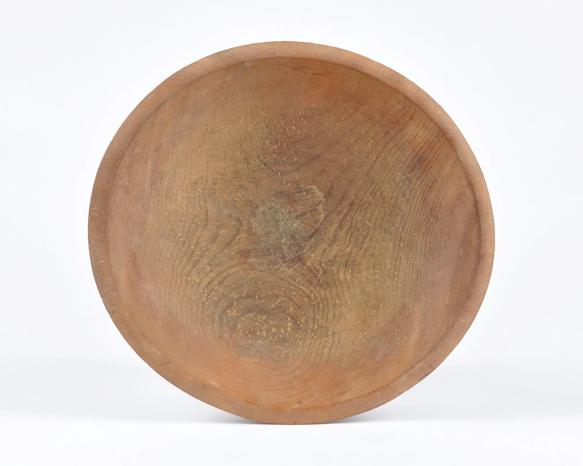 Vintage Home Decor-Old Wooden Primitive Turned Bowl-Solid Wood-Small-Farmhouse Décor
