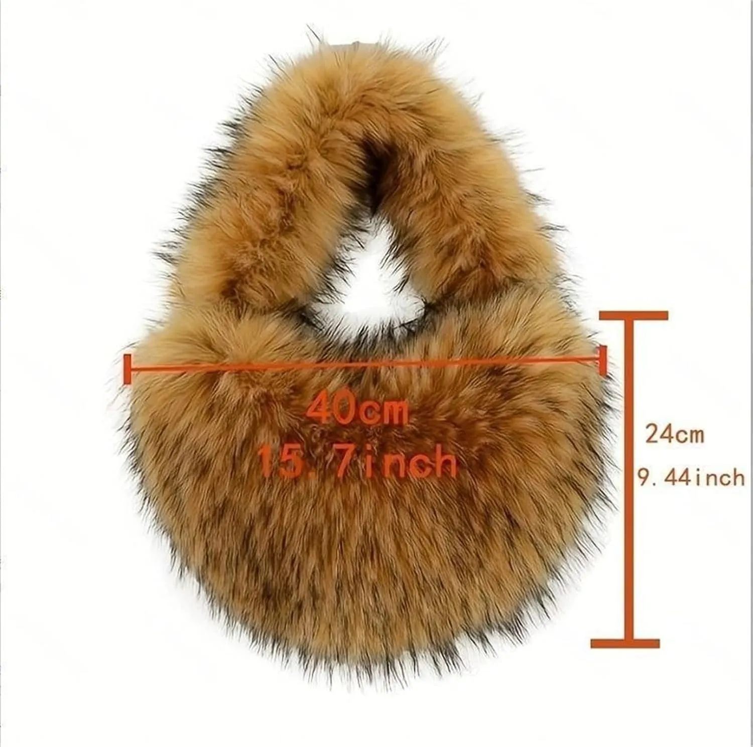 Women Heart Shaped Tote Bag Plush Faux-Fur Winter Clutch Purse Black Yellow