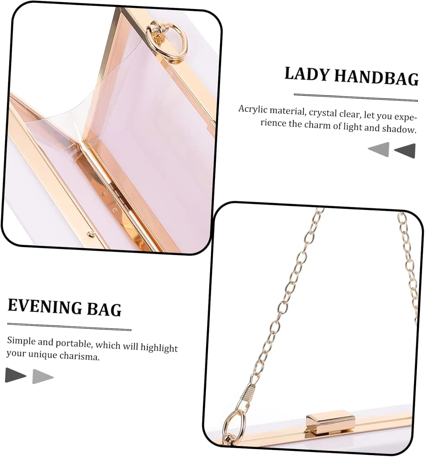 Women's Small Square Bag White Crossbody Purse White Crossbody Bags for Women White Clutch Purses for
